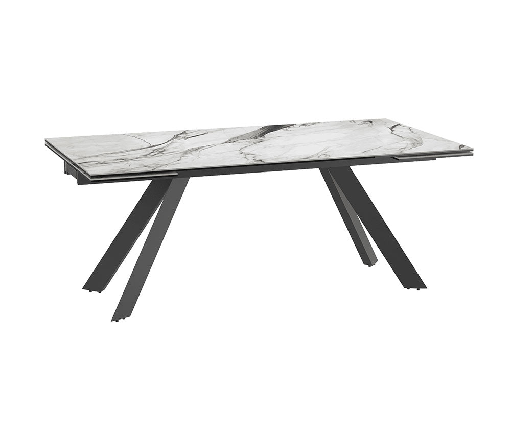 Table céramique fiore extensible de salle à manger et de cuisine - SOUFFLE D’INTÉRIEUR