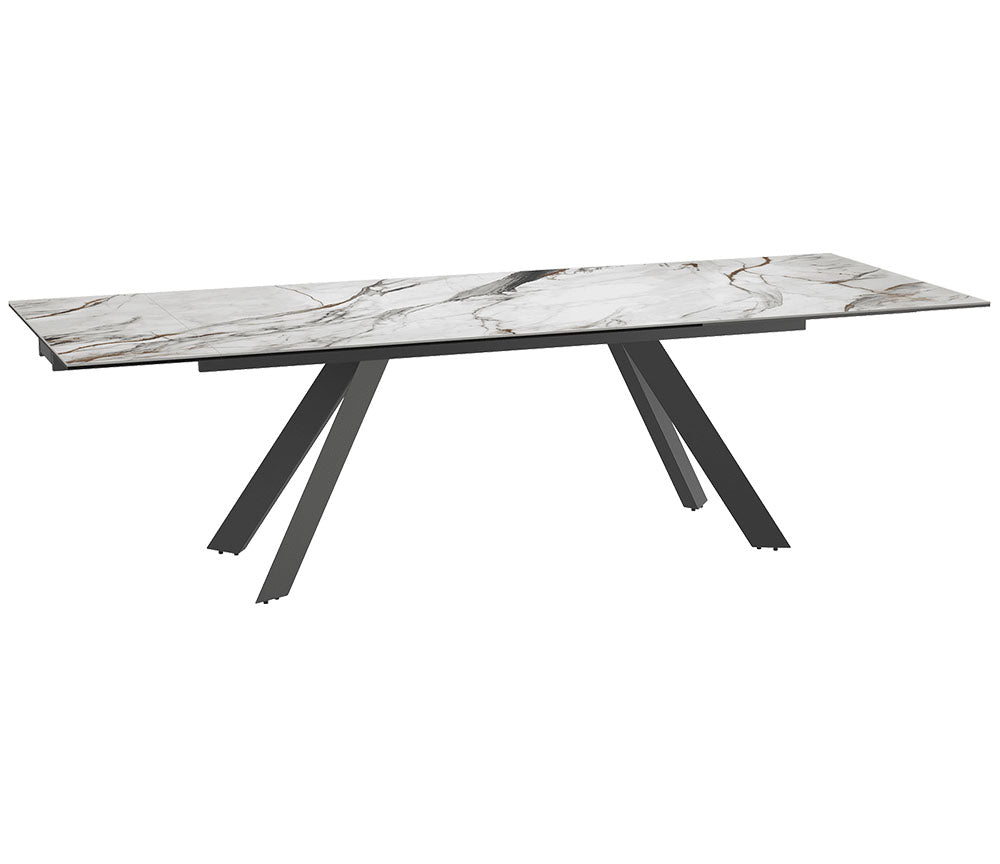 Table céramique fiore extensible de salle à manger et de cuisine - SOUFFLE D’INTÉRIEUR