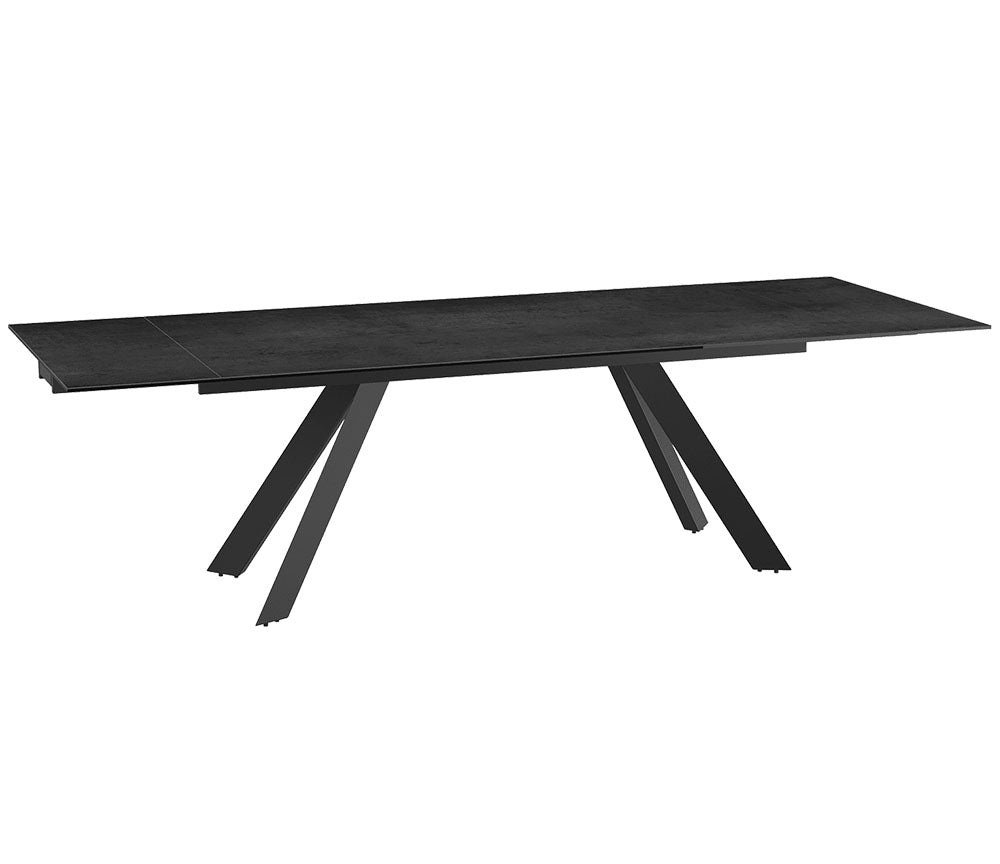 Table céramique titane extensible de salle à manger et de cuisine - SOUFFLE D’INTÉRIEUR