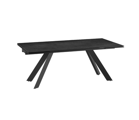 Table céramique titane extensible de salle à manger et de cuisine - SOUFFLE D’INTÉRIEUR