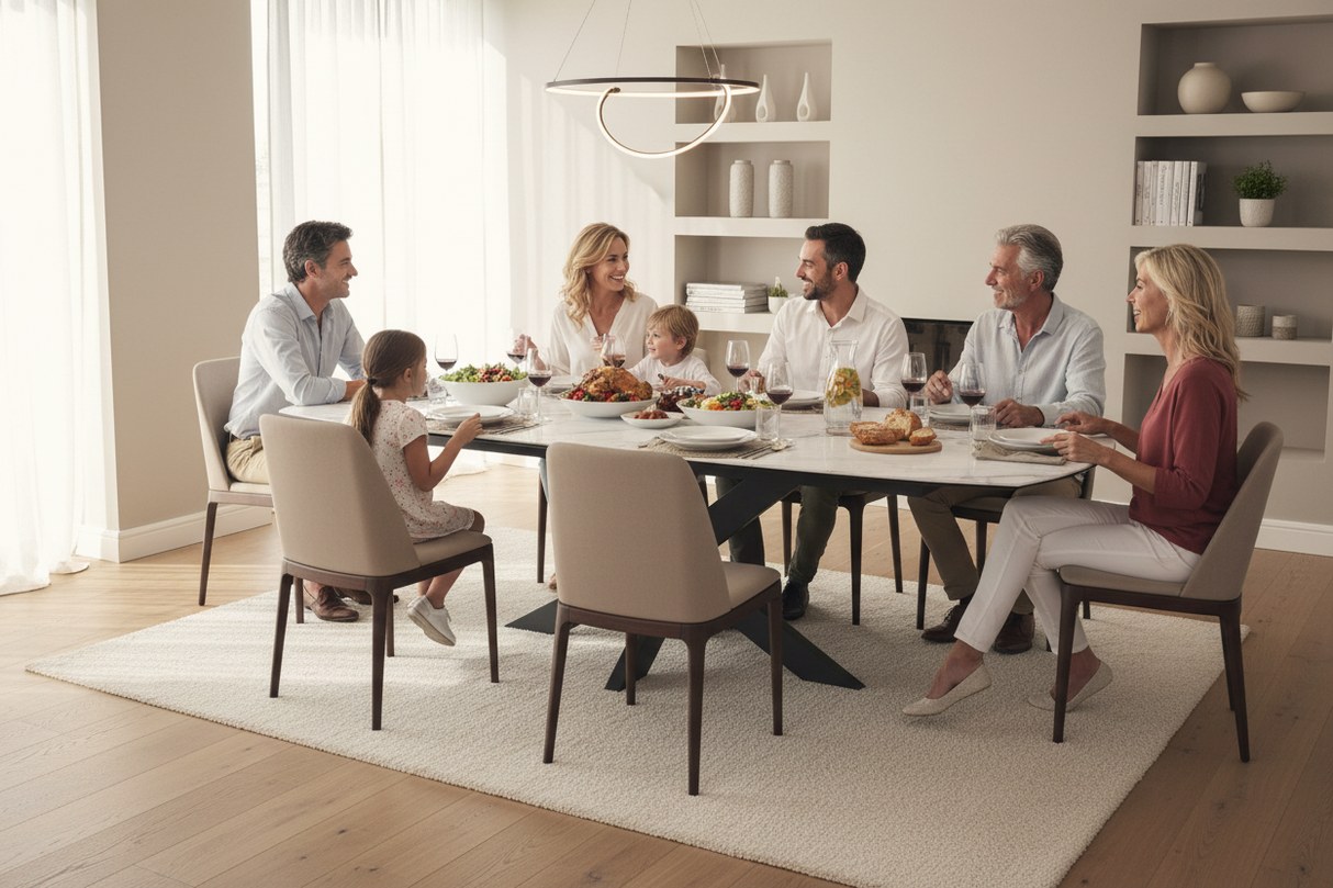 Extendable table 160 or 200x100cm - Gustave