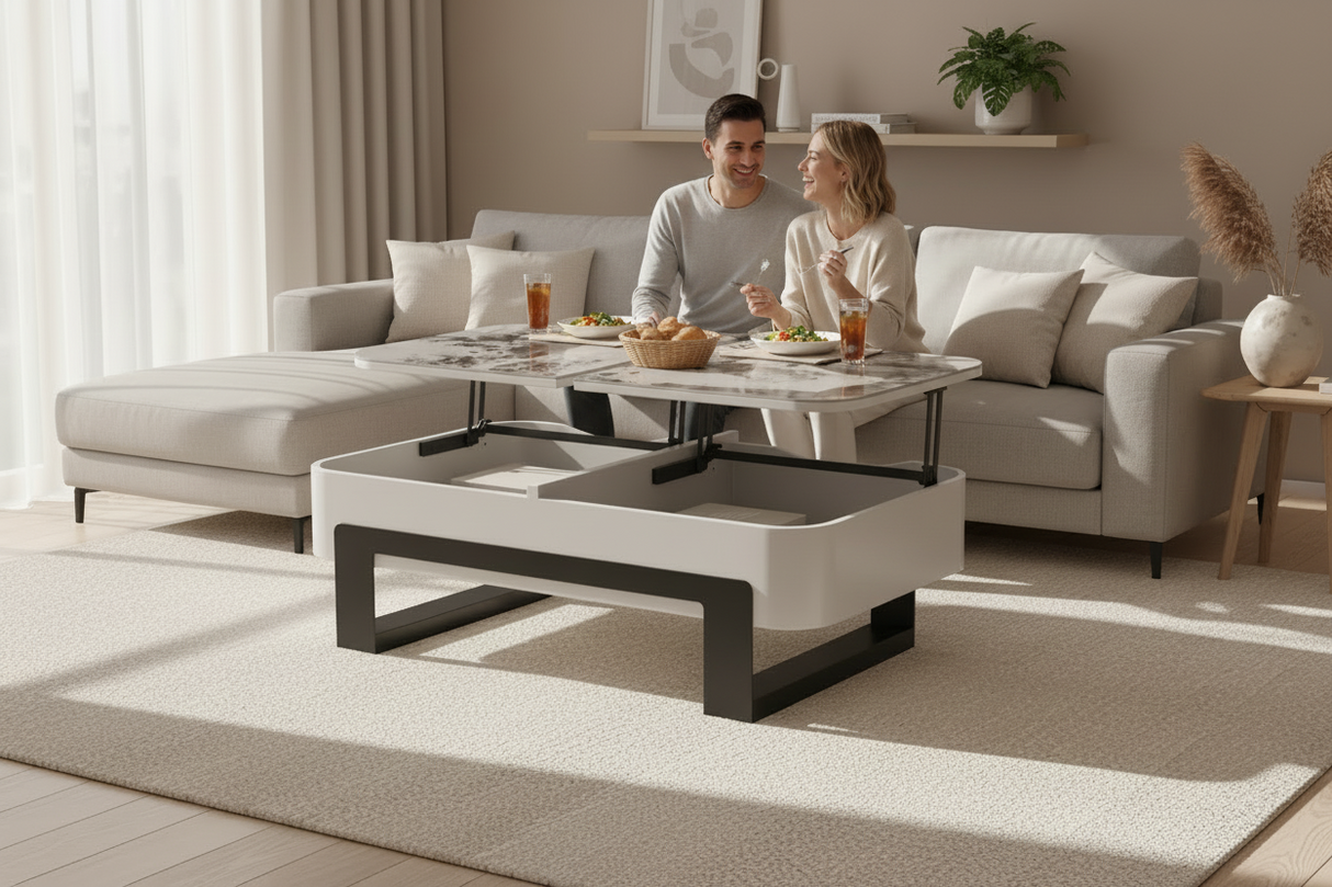 Coffee table with lifting top 110x60cm - Manuella