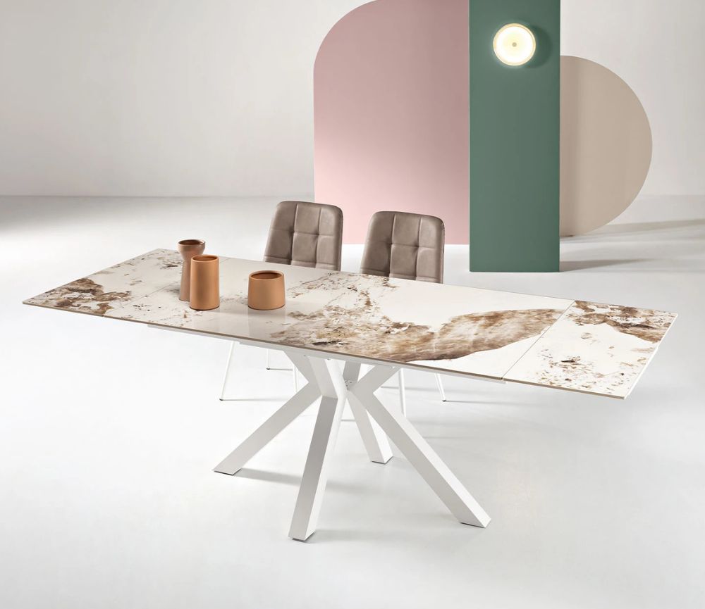 Table céramique marbre extensible - Stan