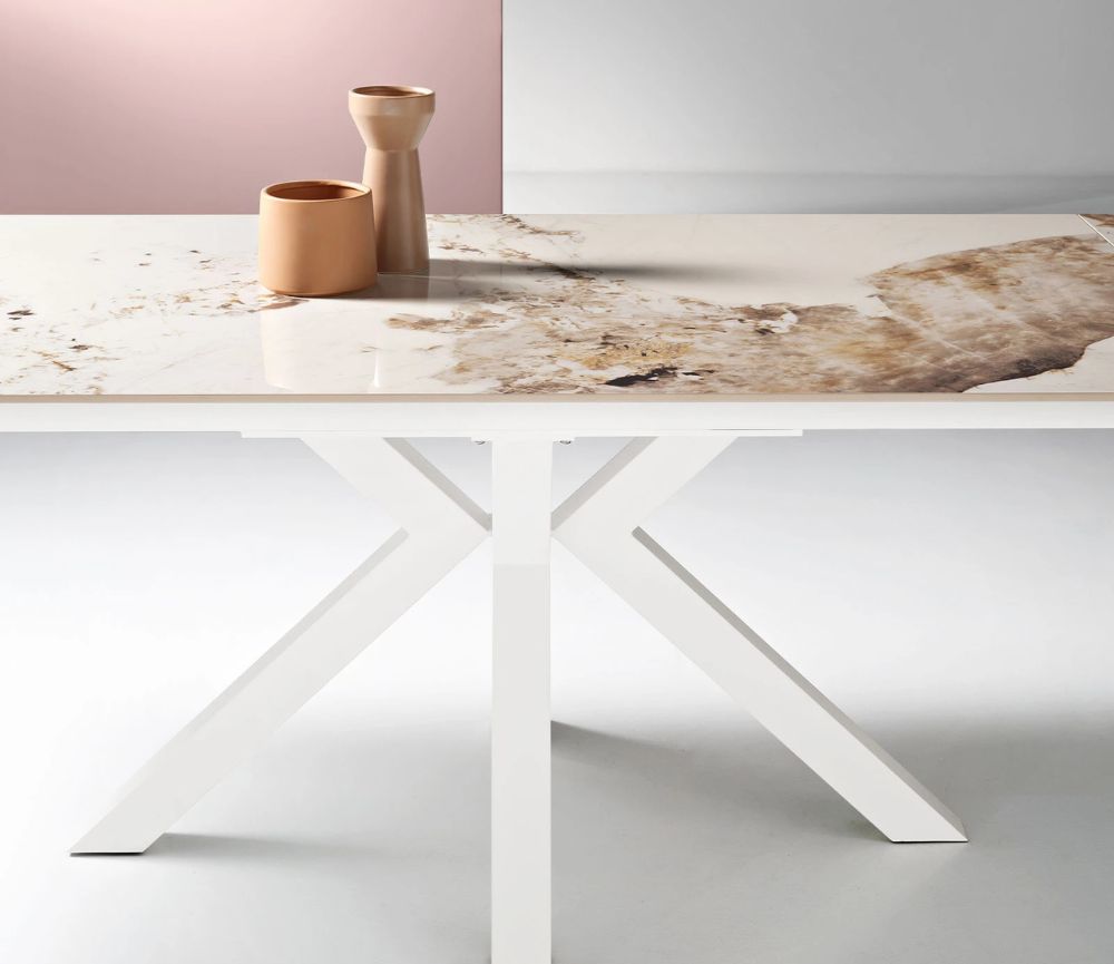 Extendable ceramic table 160x90cm - Stan