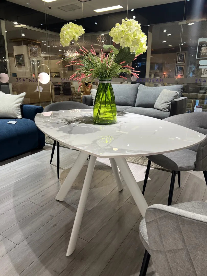 Table céramique marbre extensible - Ronny