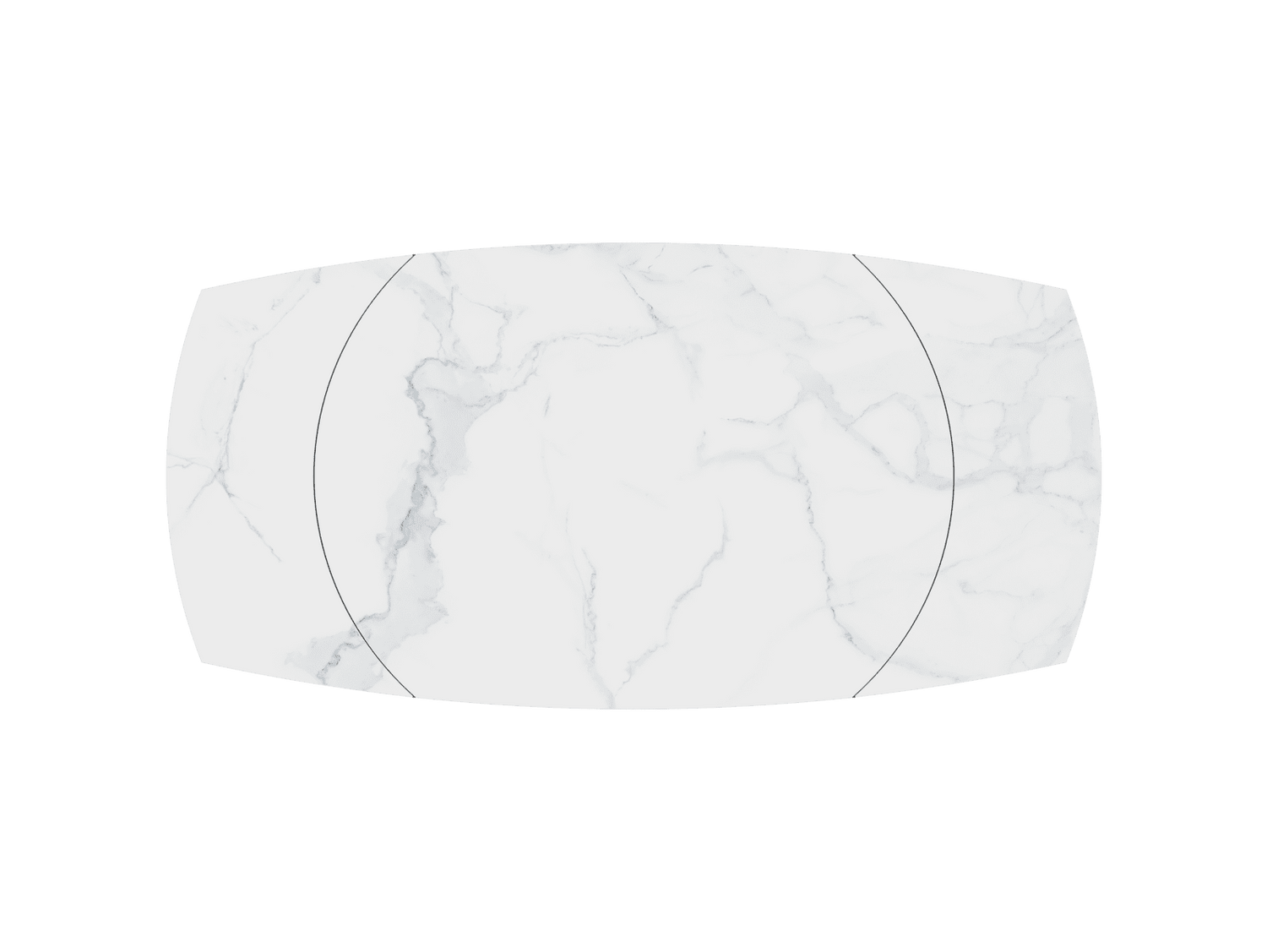 Extendable ceramic table 130x100cm - Miranda