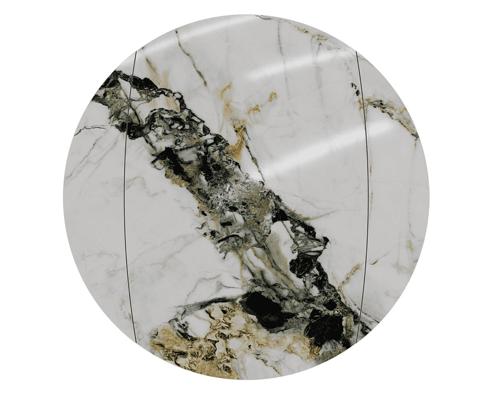 Détail plateau – Austy – céramique effet marbre Doro