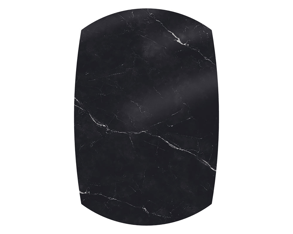 Détail plateau – Austy – céramique effet marbre Noir