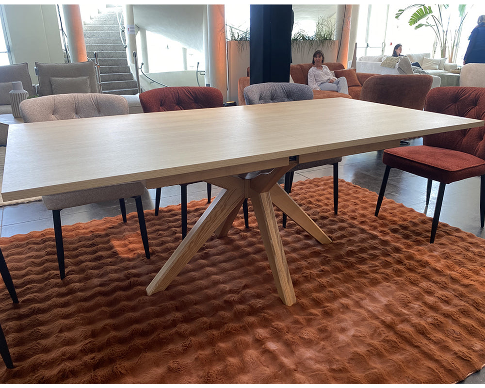 Table extensible en bois rectangulaire - Souffle d'intérieur