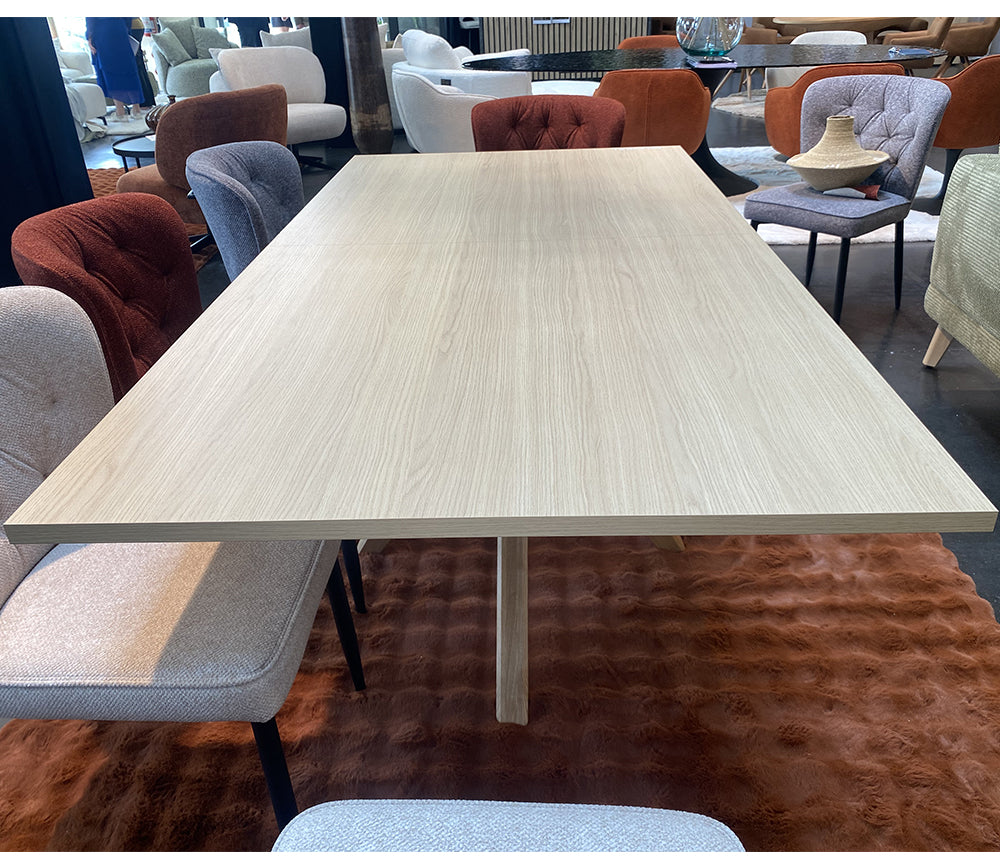 Table extensible en bois rectangulaire - Souffle d'intérieur