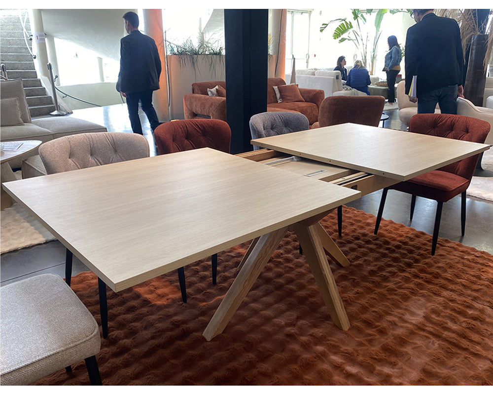 Table extensible en bois rectangulaire - Souffle d'intérieur