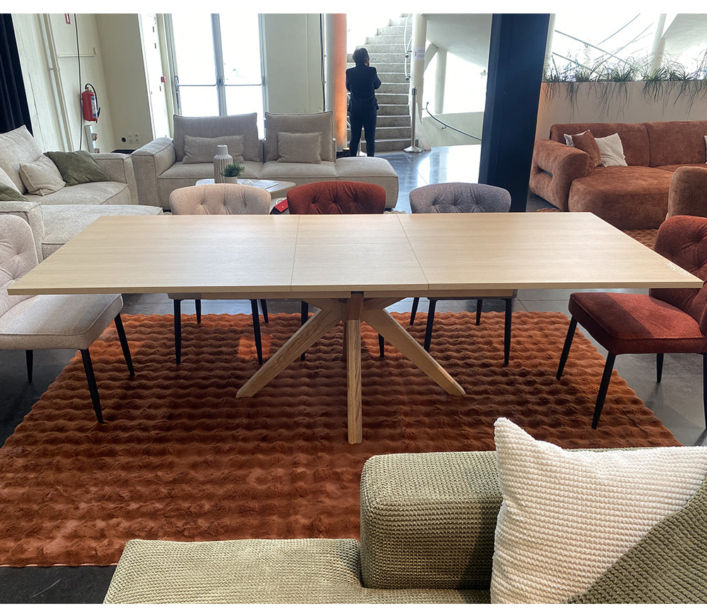 Table extensible en bois rectangulaire - Souffle d'intérieur