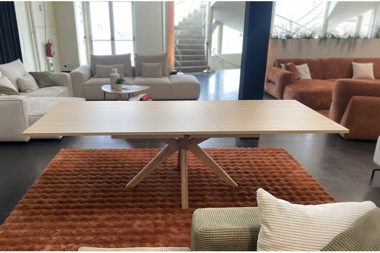 Table extensible en bois rectangulaire - Souffle d'intérieur