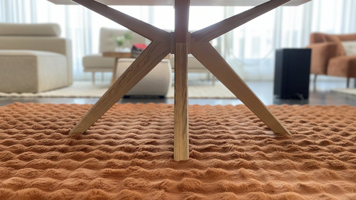 Table extensible en bois rectangulaire - Souffle d'intérieur