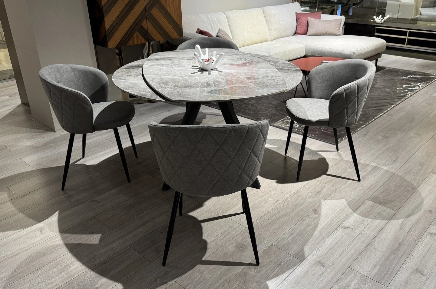 Table céramique marbre extensible - Ronny