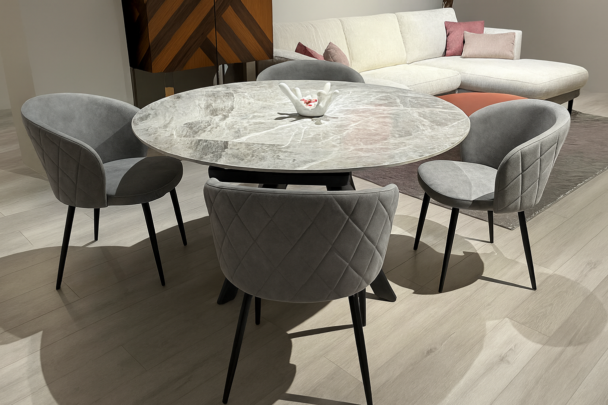 Table céramique marbre extensible - Ronny