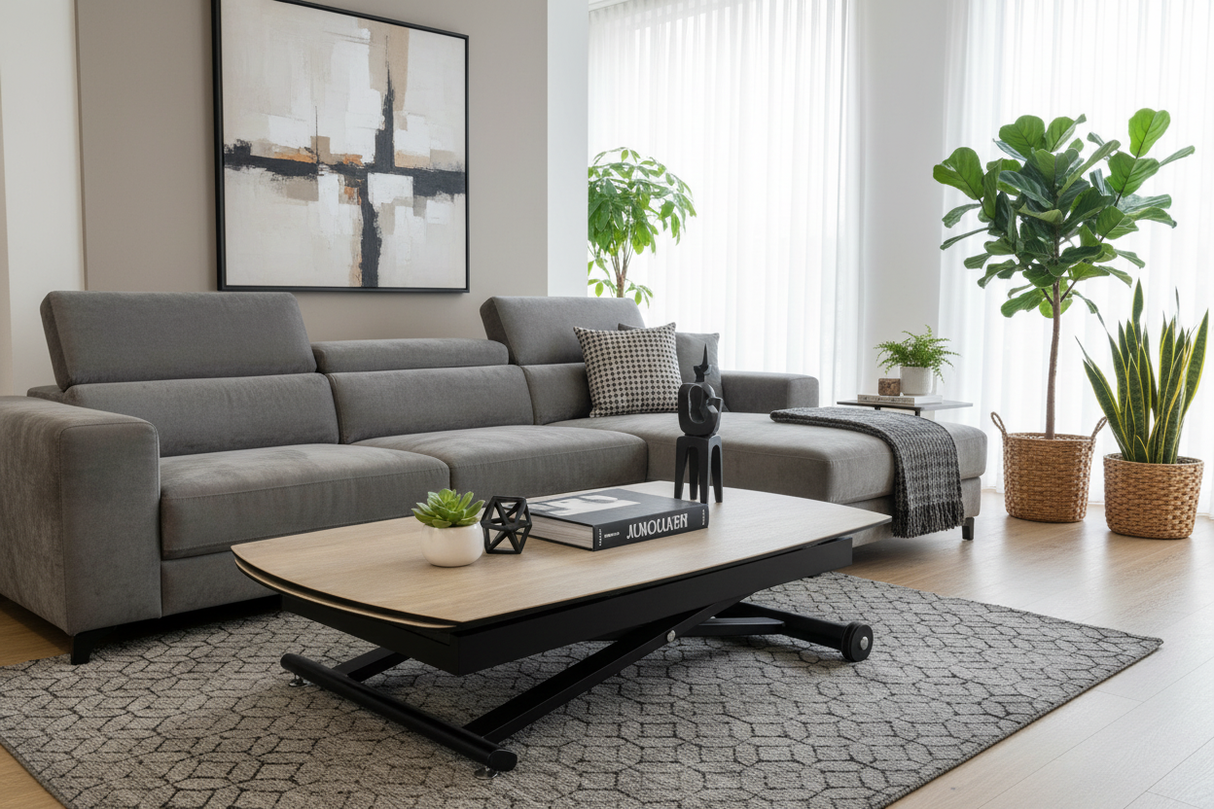 Table Lunella basse salon contemporain