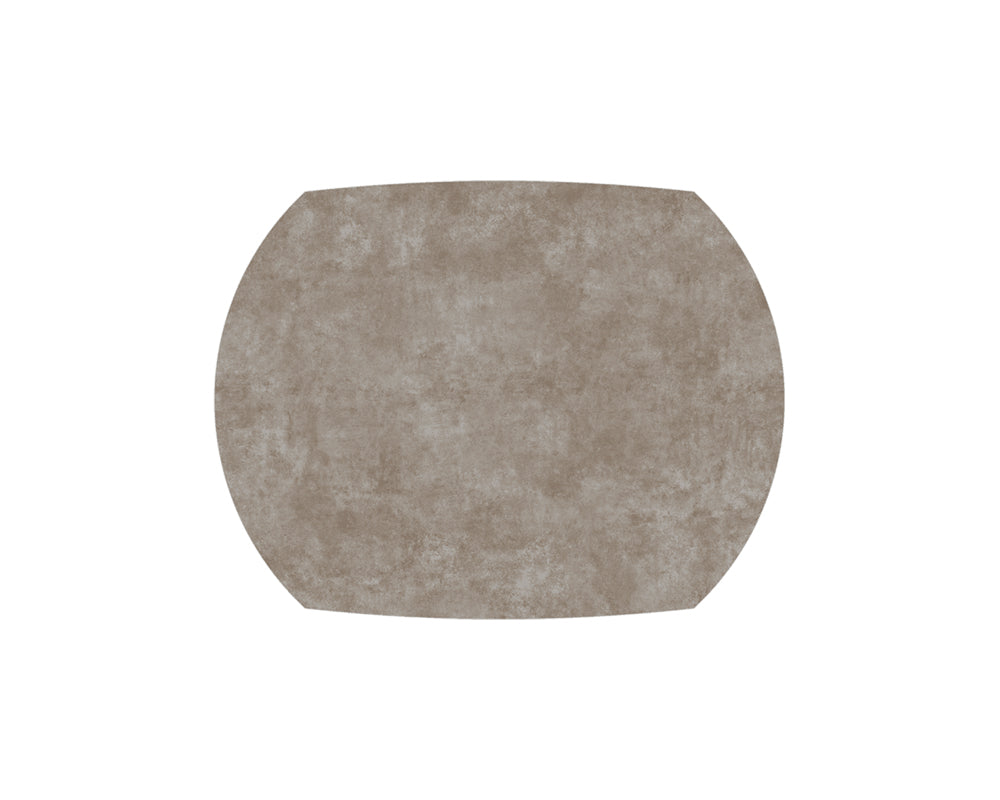 Table extensible céramique couleur argile design - akante - Souffle d'intérieur