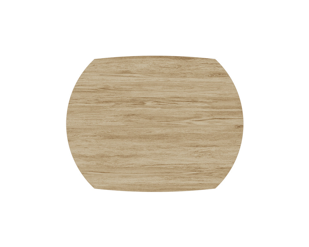 Table extensible céramique couleur chêne clair design - akante - Souffle d'intérieur