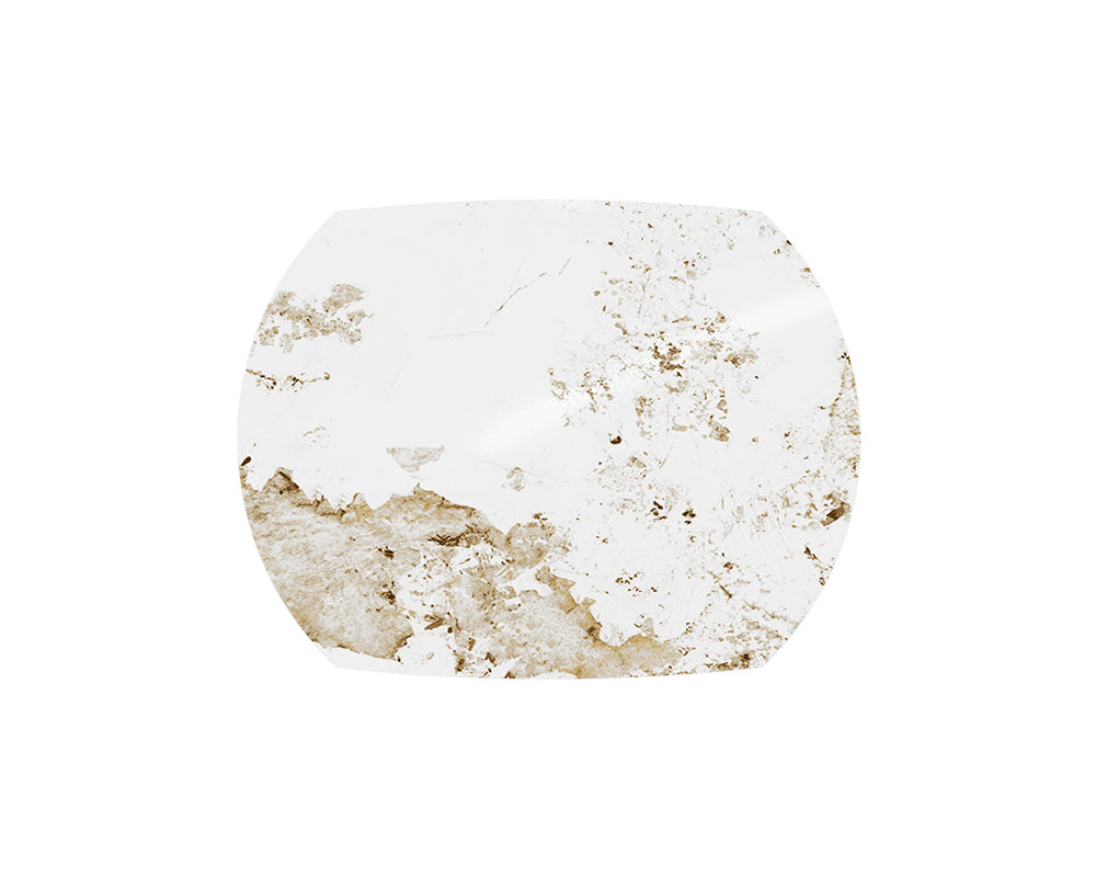 Table extensible céramique couleur marbre calcatta brillant design - akante - Souffle d'intérieur