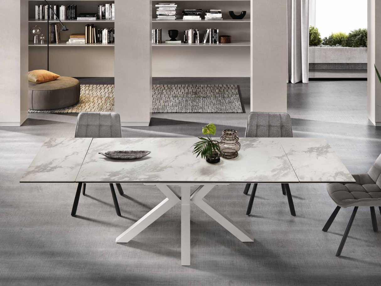 Table céramique marbre extensible - Stan