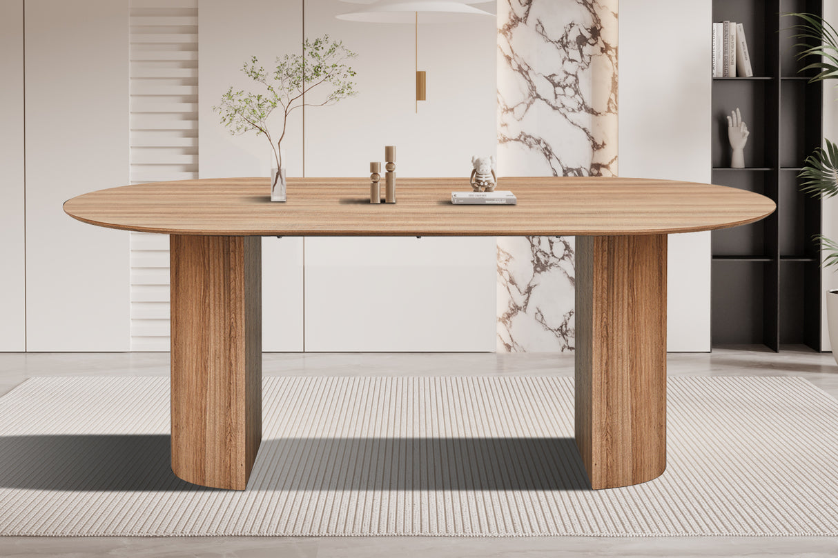 Black oval table 200x100 or 220x110cm - Lagosy