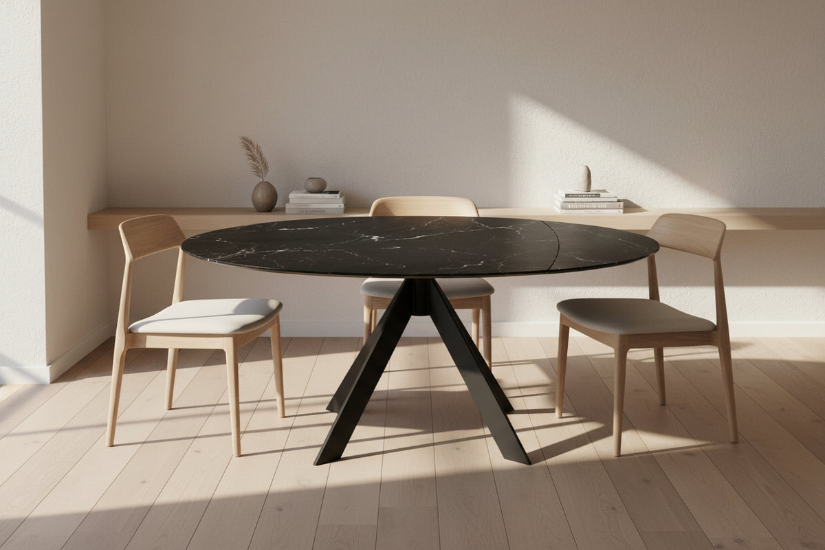 Table extensible céramique marbre - Paloma