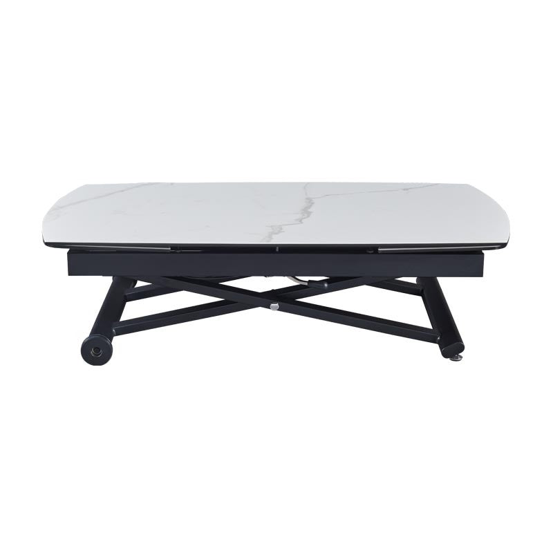 Table basse céramique effet marbre relevable extensible – Setty