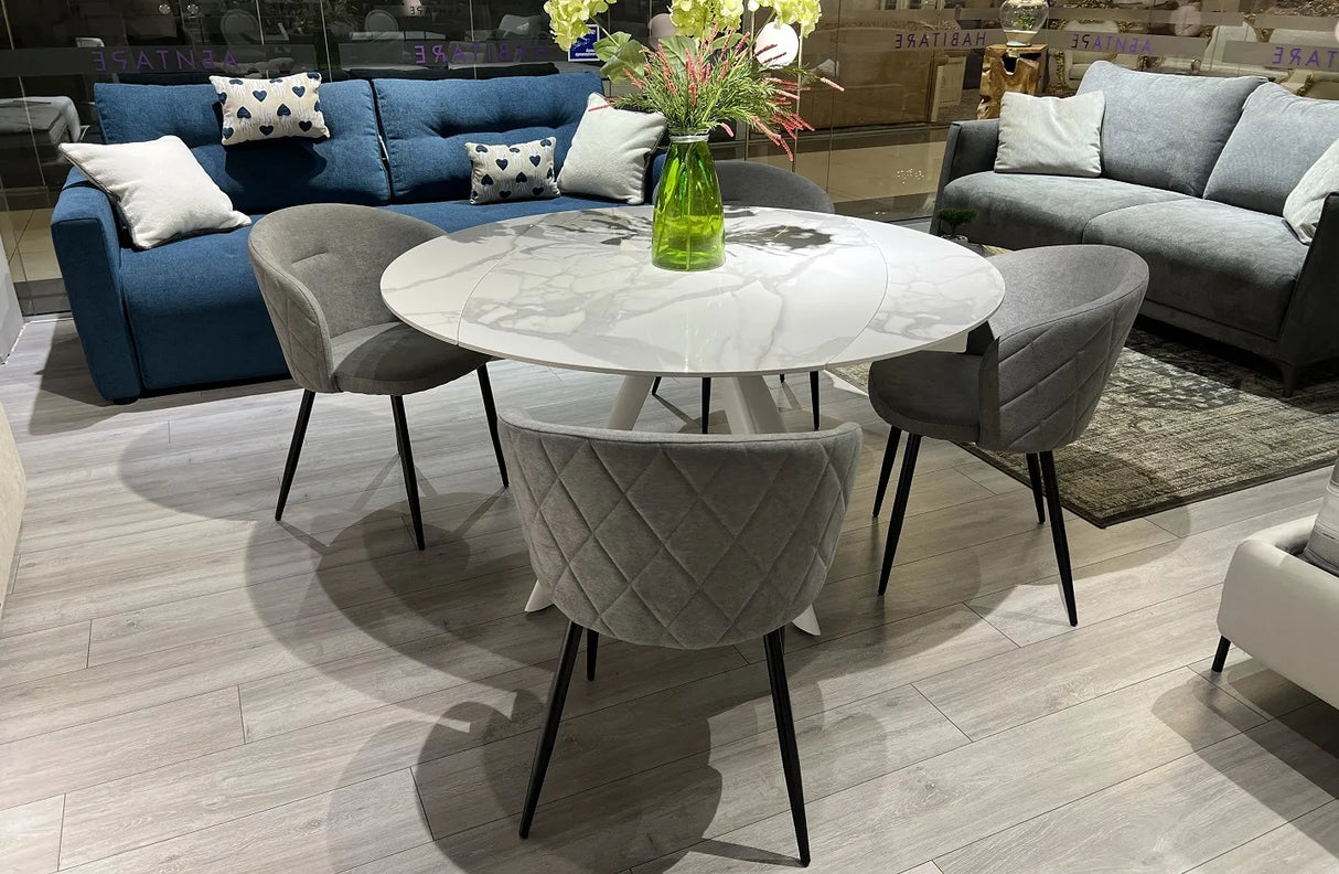 Table céramique marbre extensible - Ronny