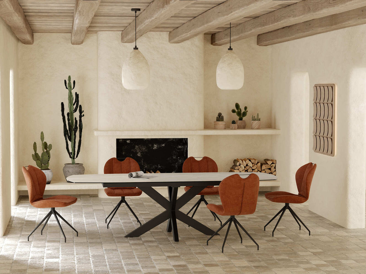 Piétement métal noir table Gustave – contraste moderne et raffiné