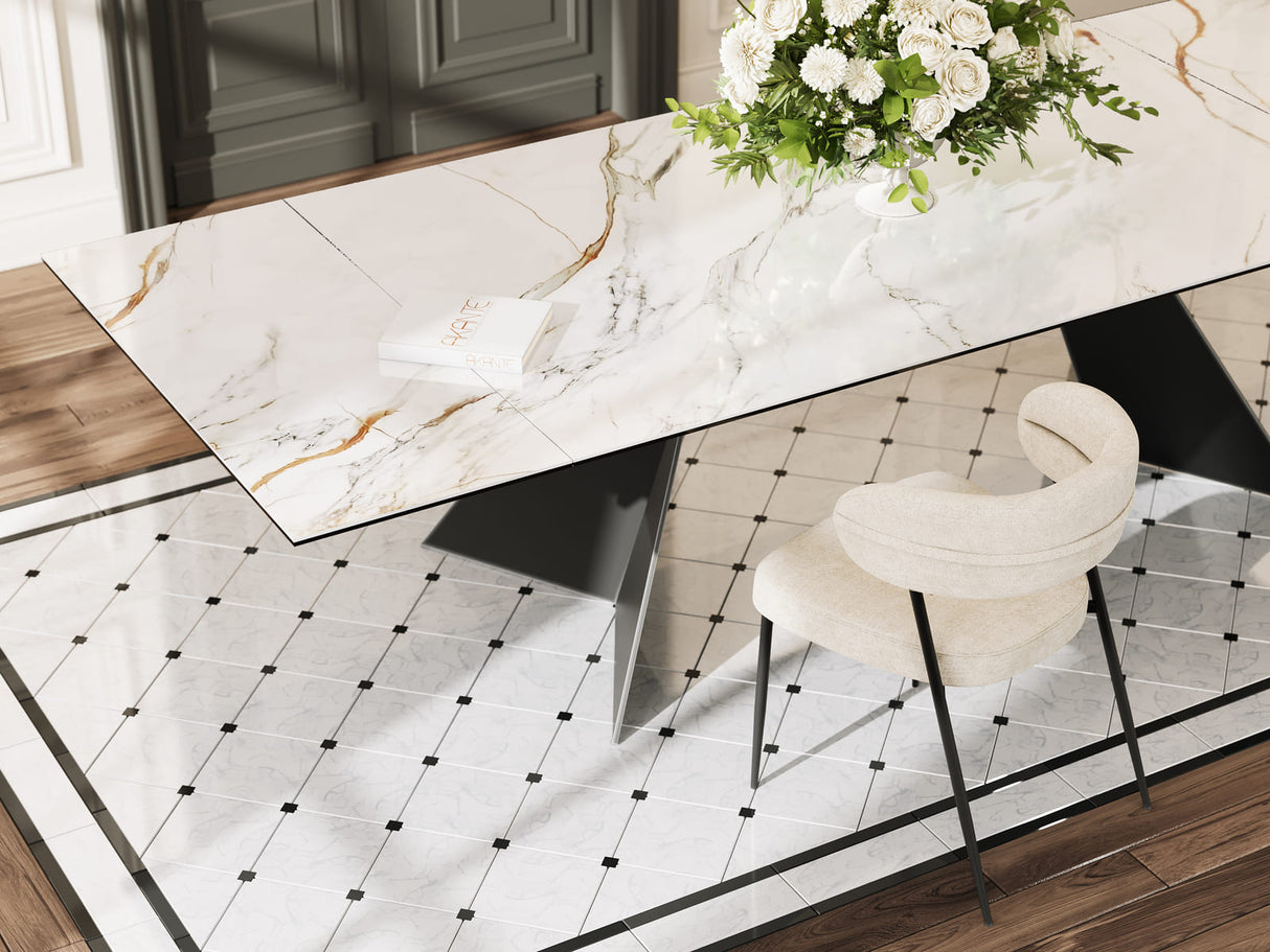 Extendable ceramic table 200x120cm - Washy