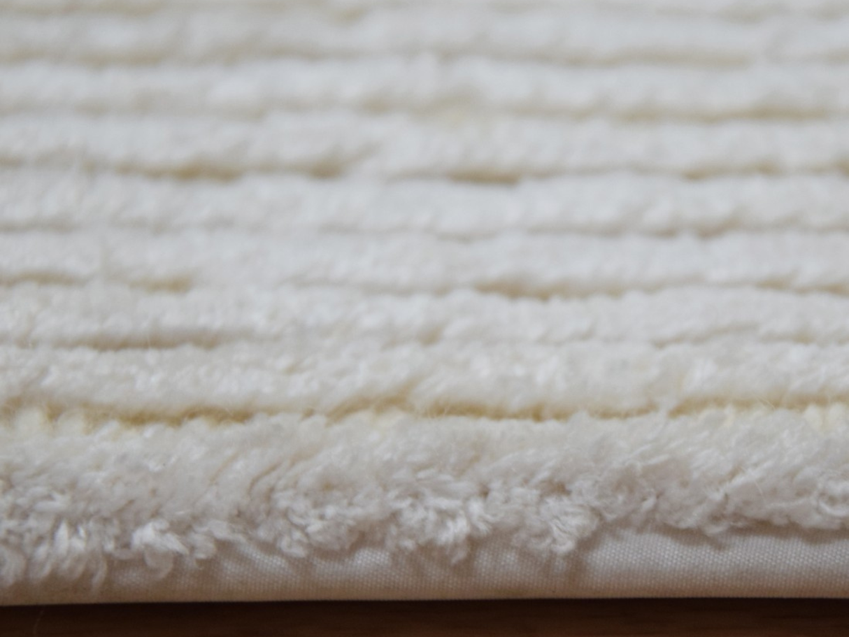 Tapis beige de salon rectangulaire doux - Siena