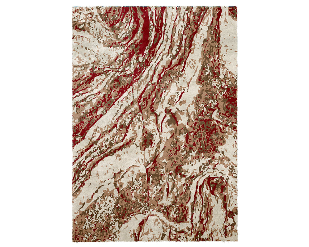 Tapis contemporain pour salon marron - Salgueiro rugs - Souffle d'Intérieur