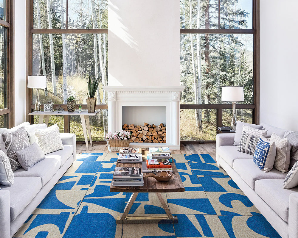 Tapis contemporain pour salon tendance - Salgueiro rugs - Souffle d’Intérieur