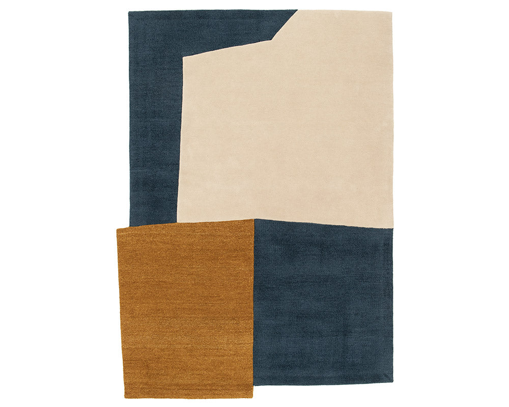 Tapis contemporain salon multiforme - Salgueiro rugs - Souffle d'Intérieur