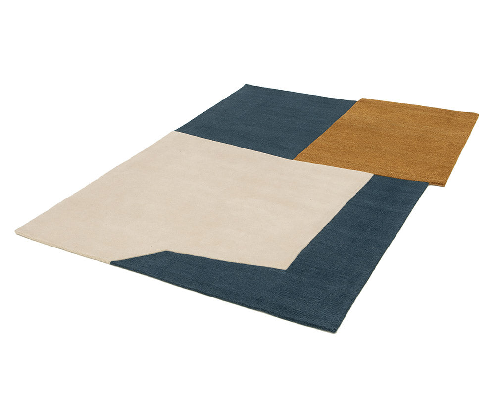 Tapis contemporain salon multiforme - Salgueiro rugs - Souffle d'Intérieur