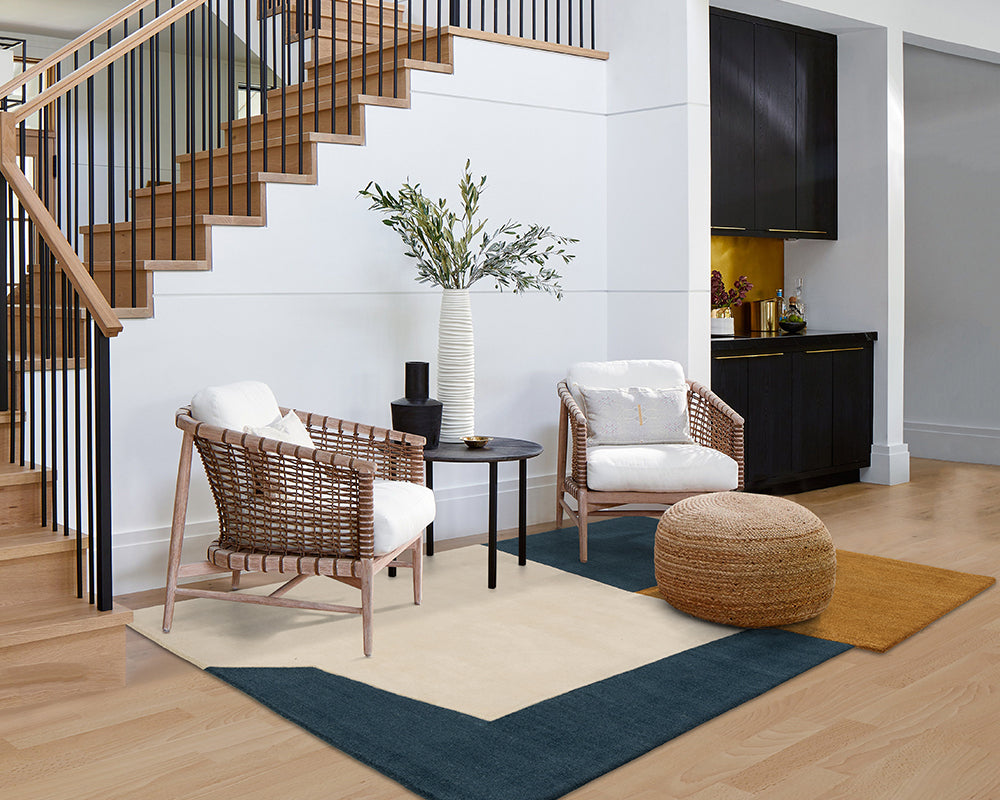 Tapis contemporain salon multiforme - Salgueiro rugs - Souffle d'Intérieur