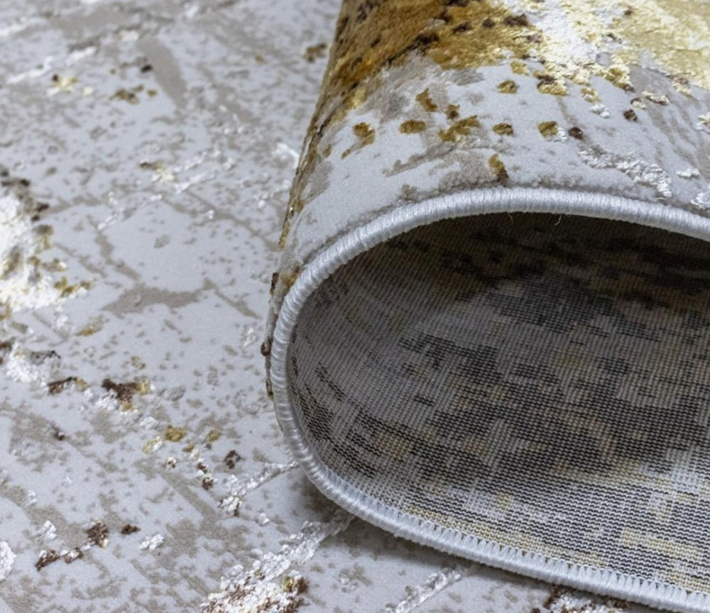 Tapis moderne salon bicolore - Salgueiro rugs - Souffle d'Intérieur