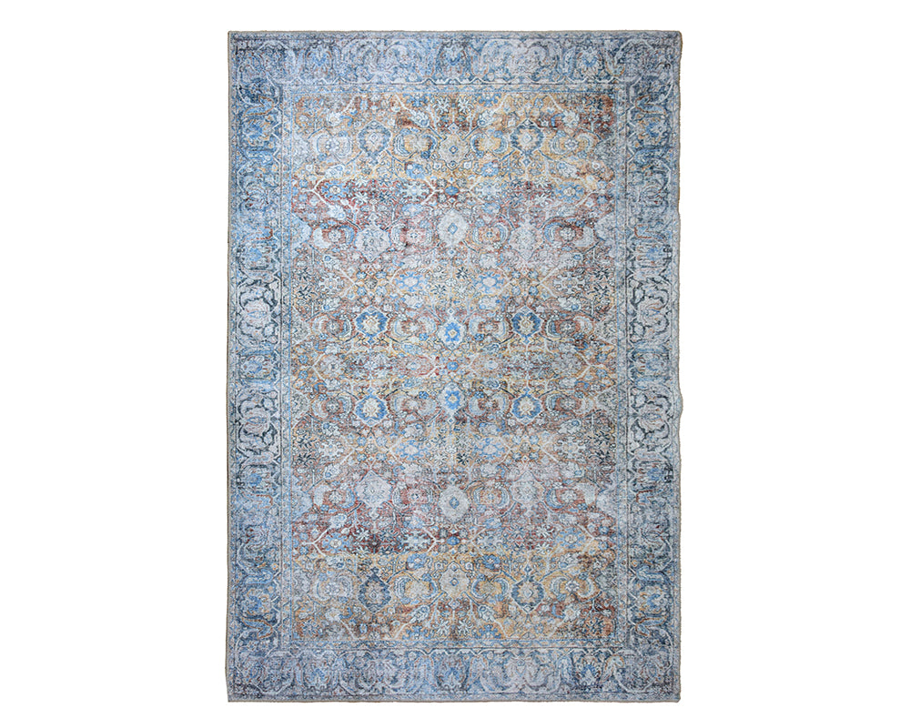 Tapis oriental bleuté - Salgueiro rugs - Souffle d'Intérieur
