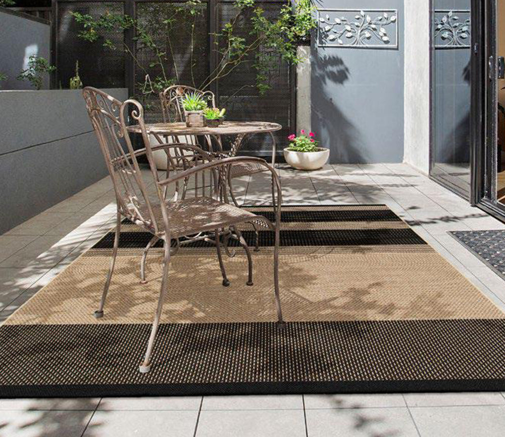 Tapis pour terrasse extérieur mutlitexture - Salgueiro rugs - Souffle d’Intérieur