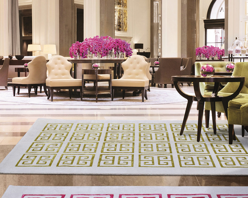 Tapis rectangulaire salon époque ancienne - Salgueiro rugs - Souffle d'Intérieur