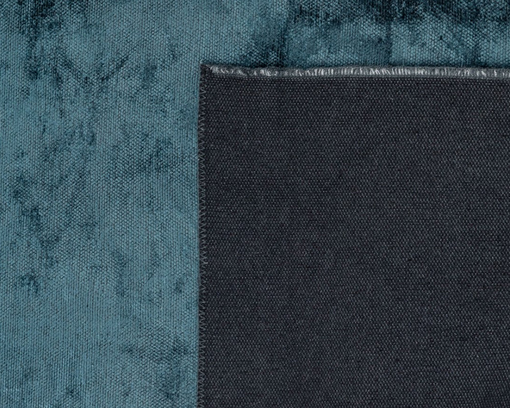 Tapis salon bleu bicolore - Salgueiro rugs - Souffle d’Intérieur