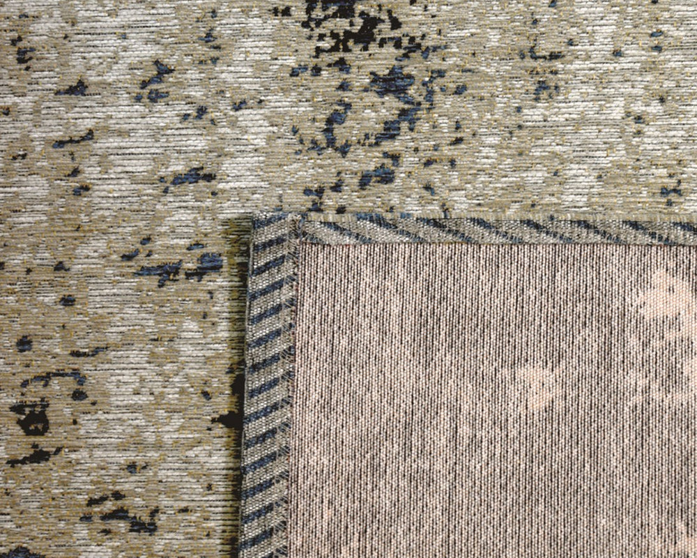 Tapis salon beige tacheté bleu - Salgueiro rugs - Souffle d’Intérieur