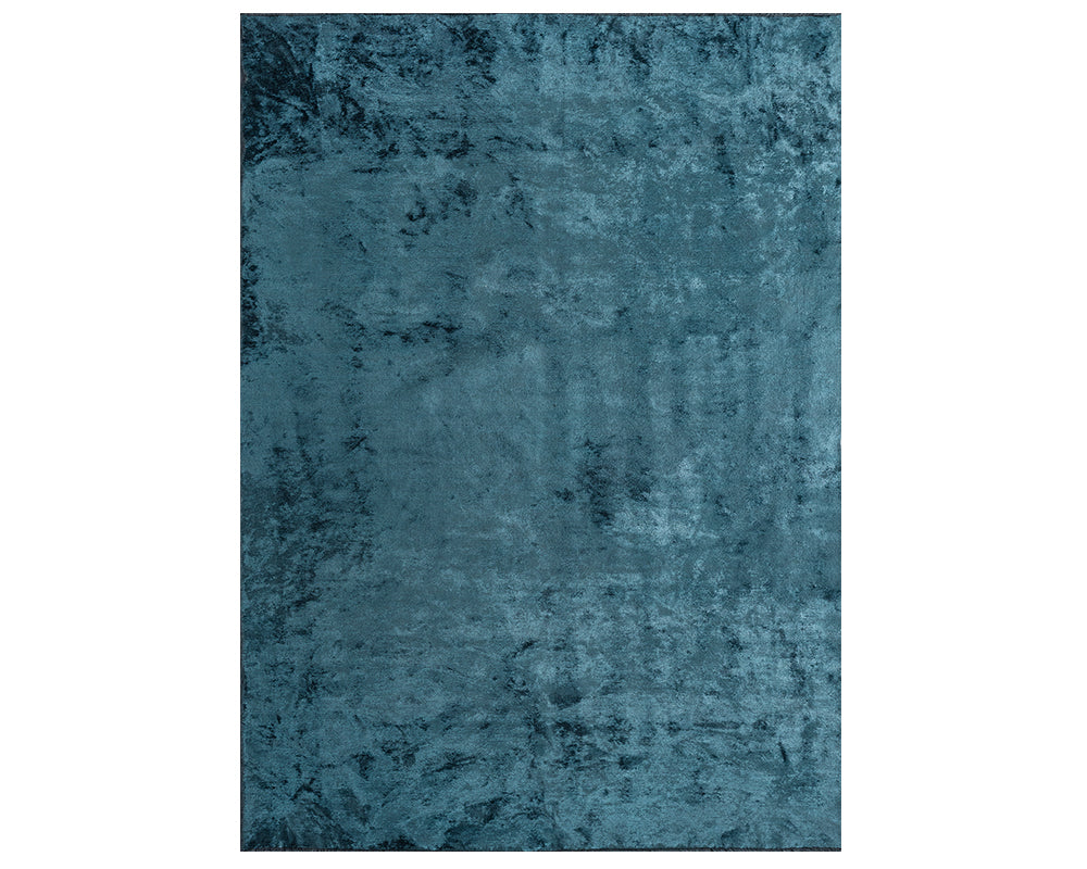 Tapis salon bleu bicolore - Salgueiro rugs - Souffle d’Intérieur