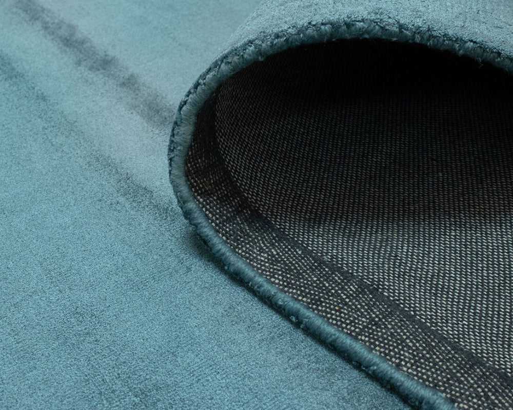 Tapis de salon bleu rectangulaire - Salgueiro rugs - Souffle d'Intérieur