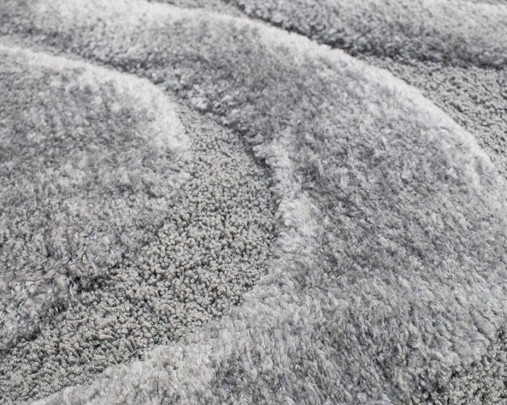 Tapis salon gris foncé épais - Salgueiro rugs - Souffle d'Intérieur