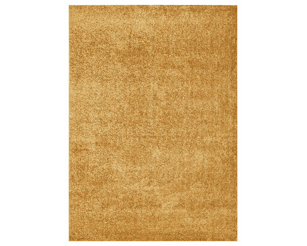 Tapis salon moutarde uni - Salgueiro rugs - Souffle d'Intérieur