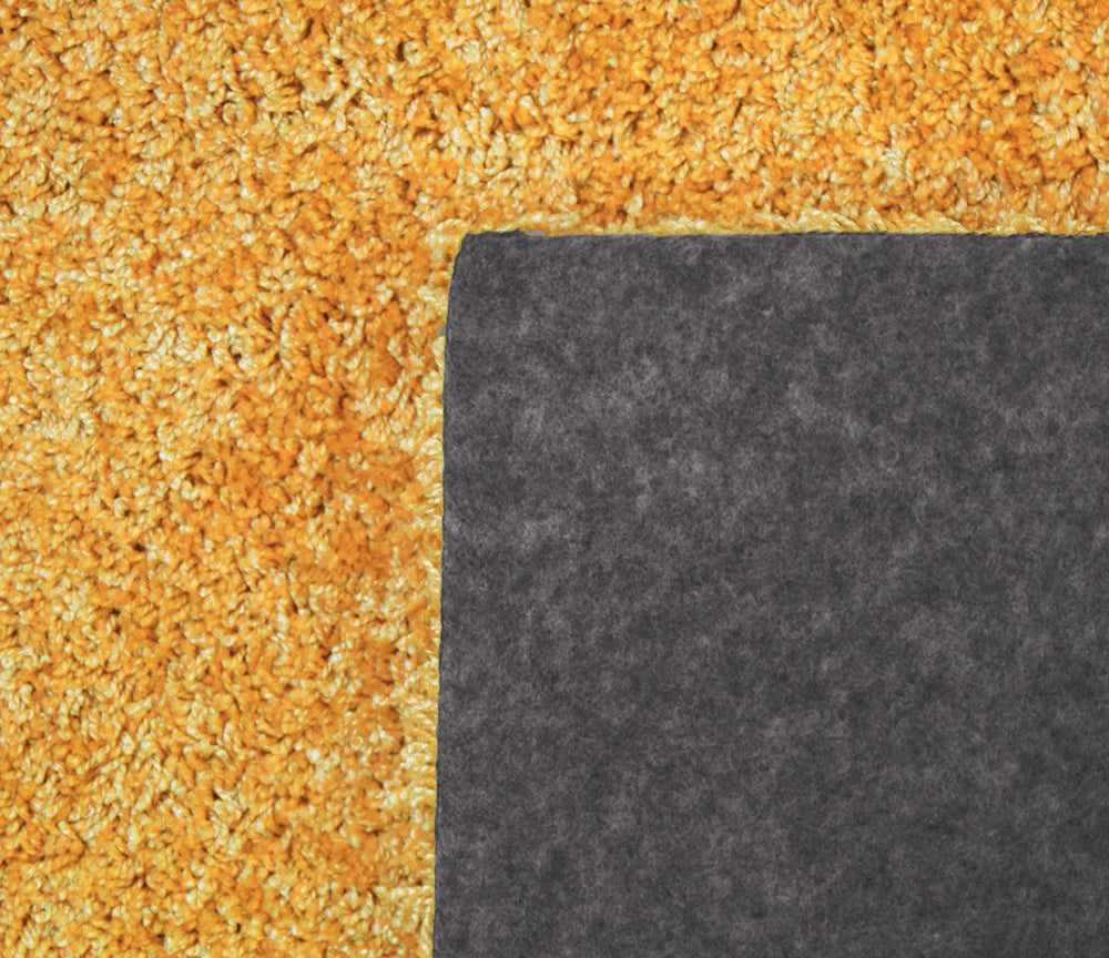 Tapis salon moutarde uni - Salgueiro rugs - Souffle d'Intérieur