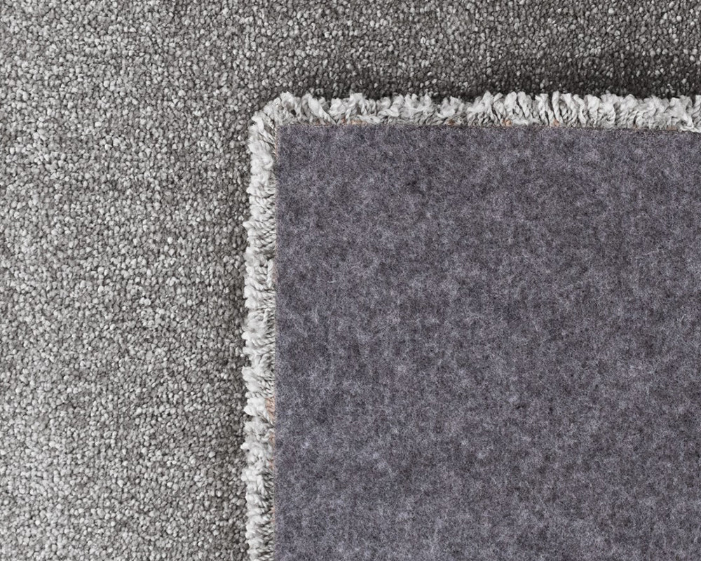 Tapis salon uni gris foncé - Salgueiro rugs - Souffle d'Intérieur