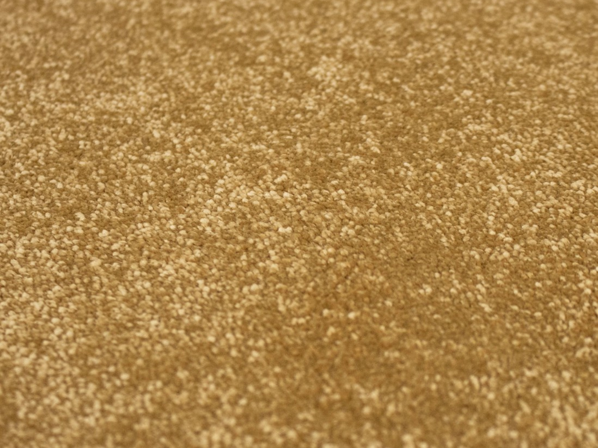 Plain mustard living room rug - Almeria